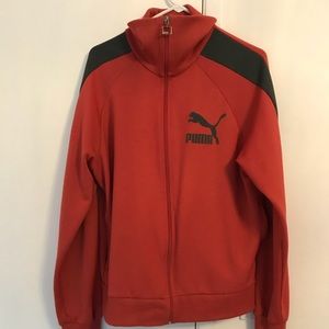 Mens Puma pull up zipper cardigan sweatshirt